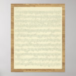 Bach Chaconne Poster