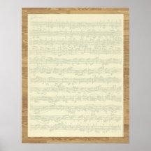 Bach Chaconne Poster