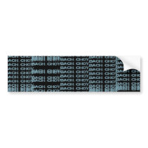 Bach Choy Code Bumper Sticker bumper stickers by bachchoy Bach Choy Code Bumper Sticker bumper stickers