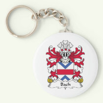 Bach Family Crest Keychain