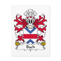 Bach Family Crest postcards