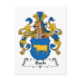 Bach Family Crest Postcard