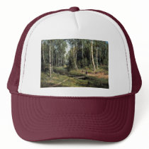 Bach In The Birch Forest By Schischkin Iwan Iwanow Hats