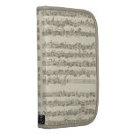 Bach Music Manuscript, 2nd Suite for Cello Solo Folio Planner