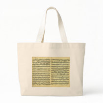 Bach Partita Tote Bags
