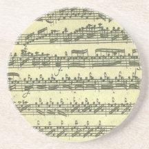 Bach Partita Beverage Coasters