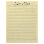 Bach Partita Writing Paper Custom Letterhead