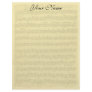 Bach Partita Writing Paper Custom Letterhead
