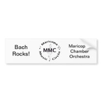 Bach Rocks Bumper Sticker