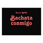 Bachata Conmigo Latin Salsa Dance Party RSVP Cards Custom Announcement
