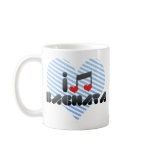 Bachata fan coffee mugs