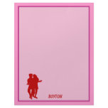 Bachata Latin Dancers Silhouette Custom Custom Letterhead