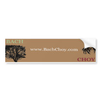 BachChoy.com Bumper Sticker bumper stickers