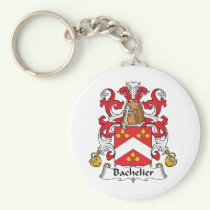 Bachelier Family Crest Keychain
