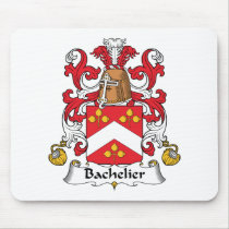 Bachelier Family Crest Mousepad