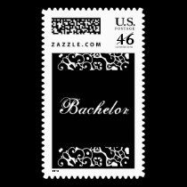 Bachelor Art Deco Postage stamps