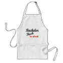 Bachelor Bash Be Afraid aprons by CelebrationZazzle Bachelor Bash Be Afraid aprons