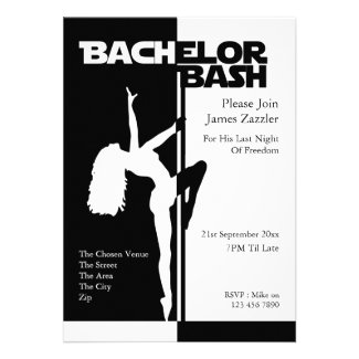 Bachelor Bash Invites