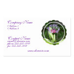 Bachelor Button Flower Photo Business Card