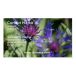 Bachelor Button Plant Business Card