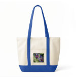 Bachelor Button Plant Canvas Tote Bag