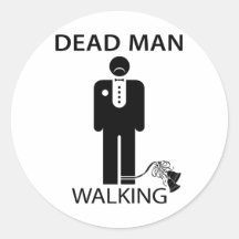 Bachelor: Dead Man Walking Sticker