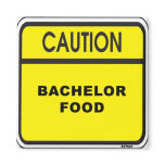Bachelor Food Fridge Magnet