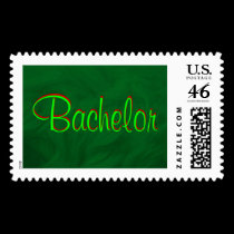 Bachelor Green Beauty Postage stamps