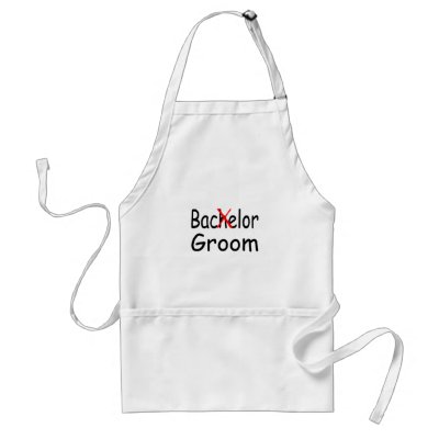 Bachelor Groom Aprons