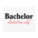 Bachelor (Limited Time Only) postcards by CelebrationZazzle Bachelor (Limited Time Only) postcards