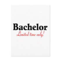 Bachelor (Limited Time Only) Post Card
