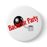 Bachelor Party Ball and Chain Pin
