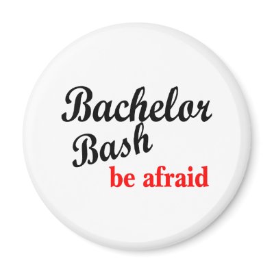 Bachelor Party, Be Afraid Fridge Magnet by TeeZazzle