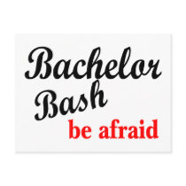 Bachelor Party, Be Afraid Post Cards