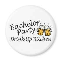 Bachelor Party Beer Jugs Magnets
