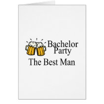 Bachelor Party Best Man (Beers) Cards