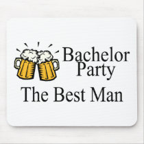 Bachelor Party Best Man (Beers) Mouse Pads