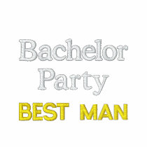 Bachelor Party, Best Man Personalized embroidered shirts