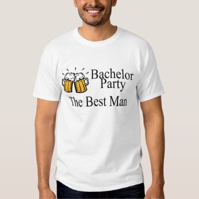Bachelor Party Best Man Wedding Tee Shirt
