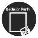 bachelor party bow tie stickers