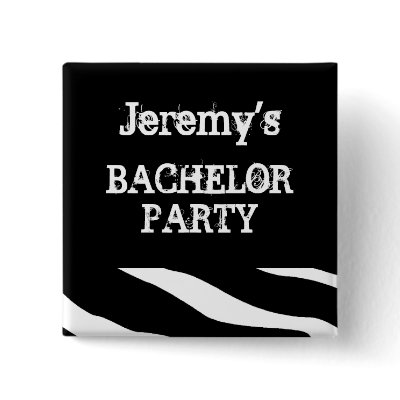 Bachelor Party Button