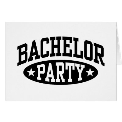 Bachelor Party greeting card