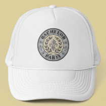 Bachelor Party Crest Design hats