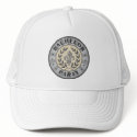 Bachelor Party Crest Design hats by TeeShirtsTShirts Bachelor Party Crest Design hats
