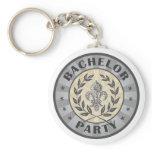 Bachelor Party Crest Design Key Chain