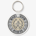 Bachelor Party Crest Design keychains by TeeShirtsTShirts Bachelor Party Crest Design keychains