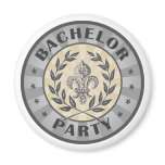 Bachelor Party Crest Design Refrigerator Magnet