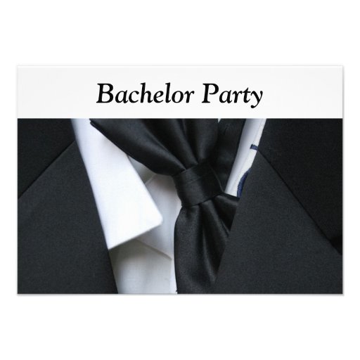 Bachelor Party Custom Announcement