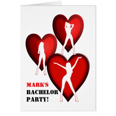 Bachelor Party Custom Invitation Card by bachelor_party_shop