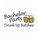 Bachelor Party (Drink Up Bitches Beer Jugs) t-shirts